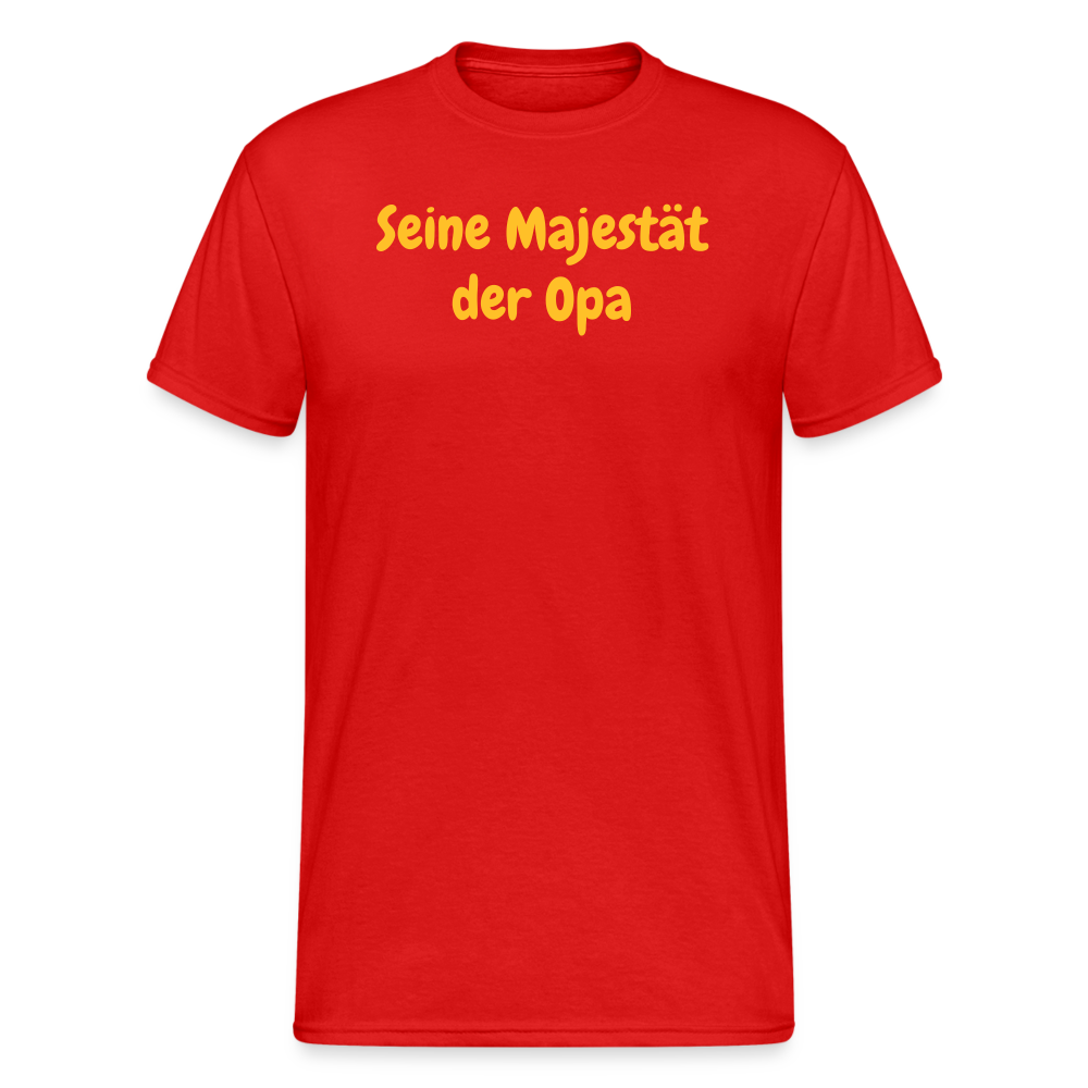 SSW1987 Tshirt Seine Majestät der Opa - Rot