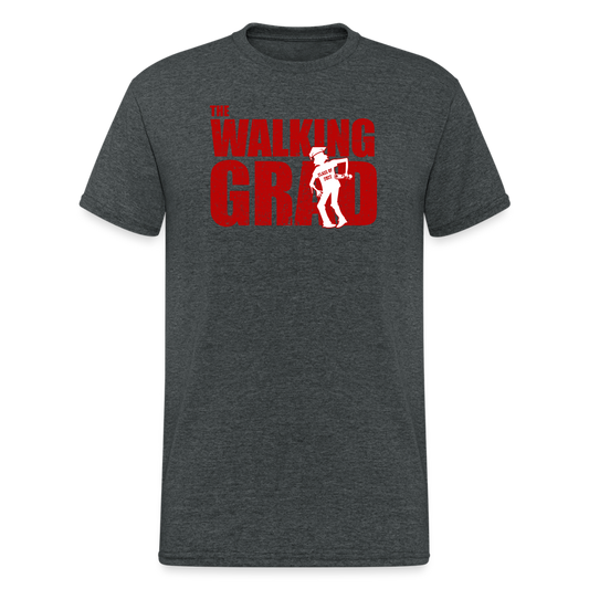 SSW1989 Tshirt gehender Vater - Dunkelgrau meliert