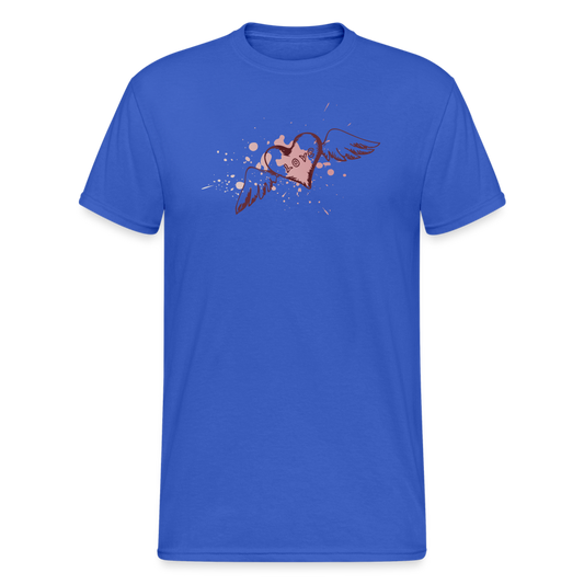 SSW1993 Tshirt heart with wings - Königsblau