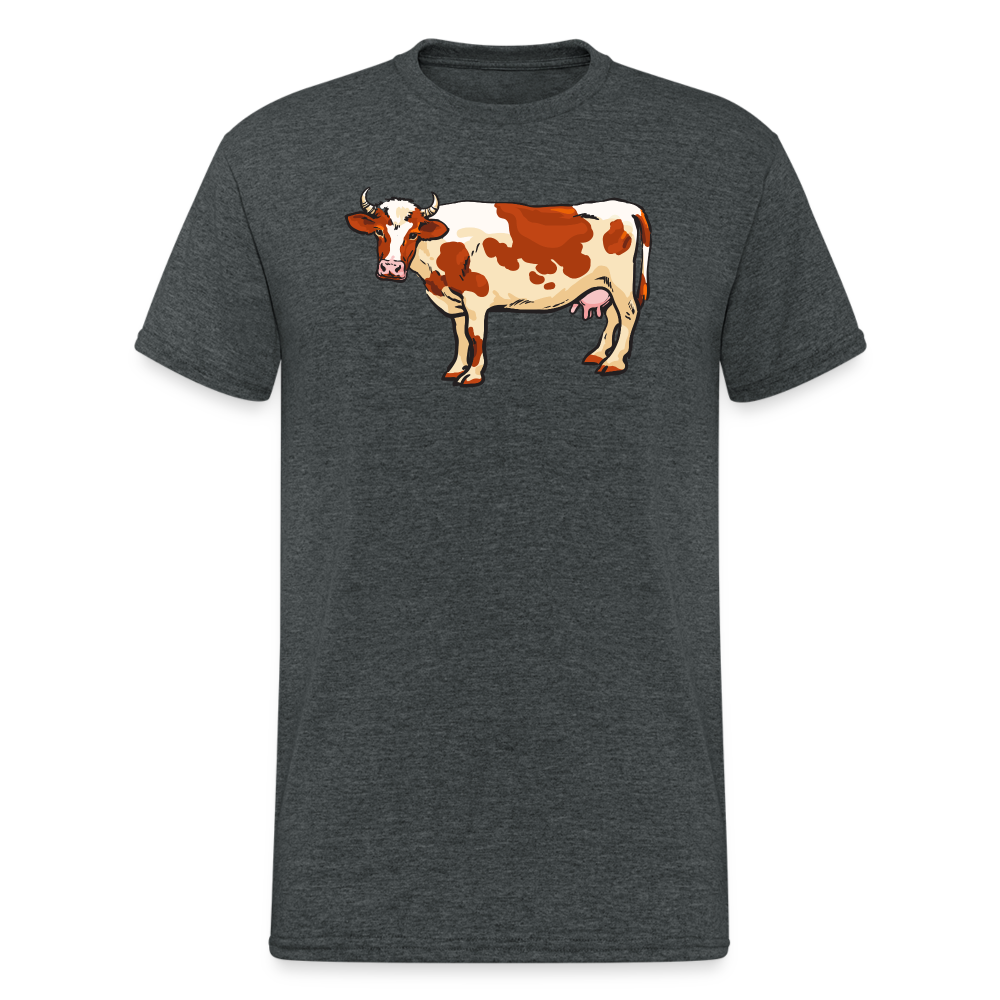 SSW1995 Tshirt Kuh - Dunkelgrau meliert