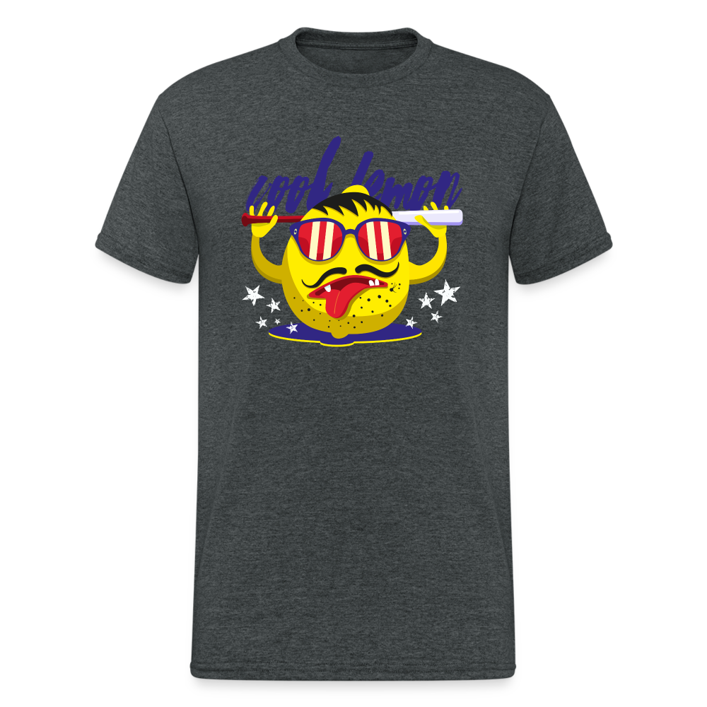 SSW1997 Tshirt Coole Zitrone - Dunkelgrau meliert
