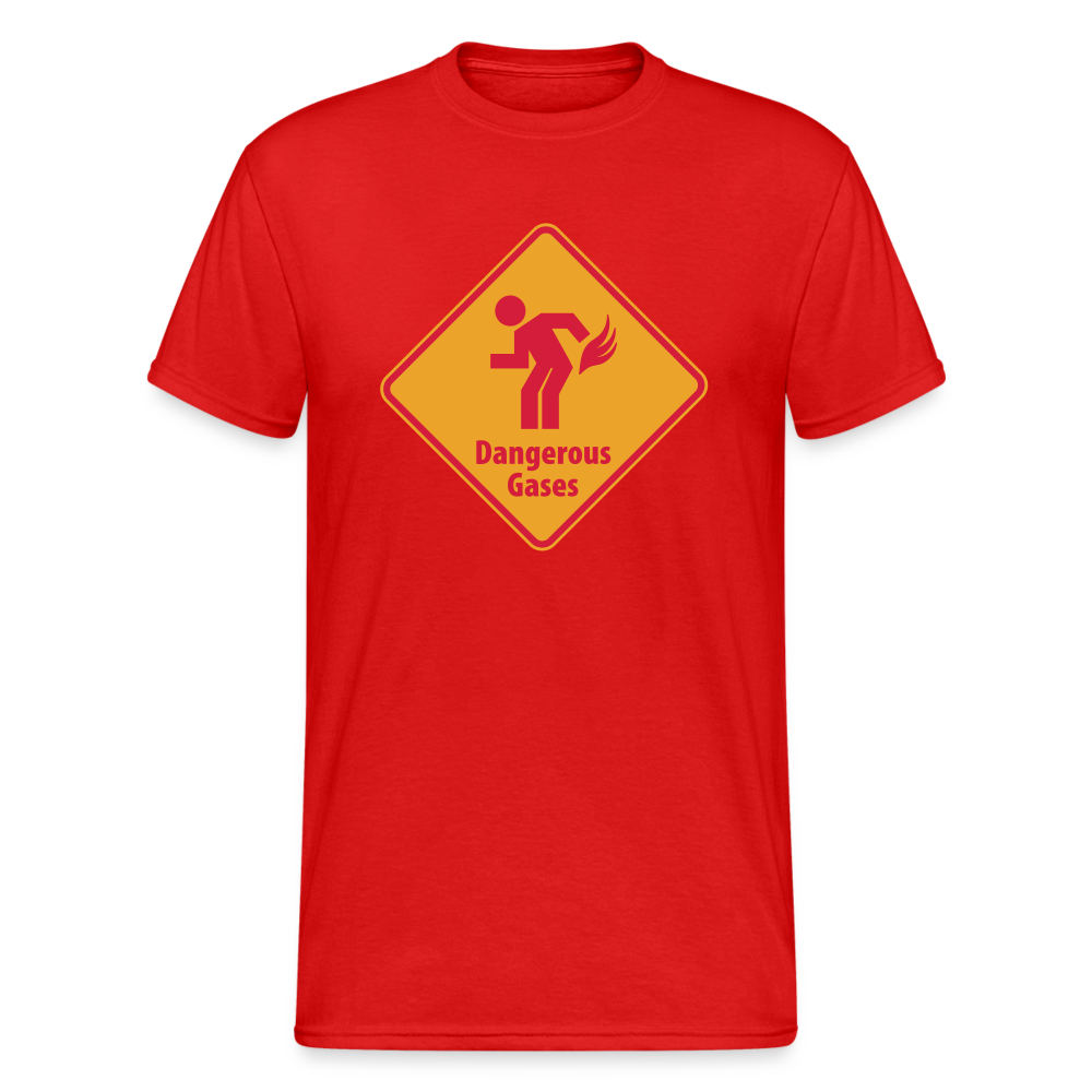 SSW2004 Tshirt dangerous Gases - Rot