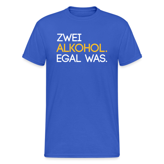 SSW2006 Tshirt Zwei Alkohol - Königsblau