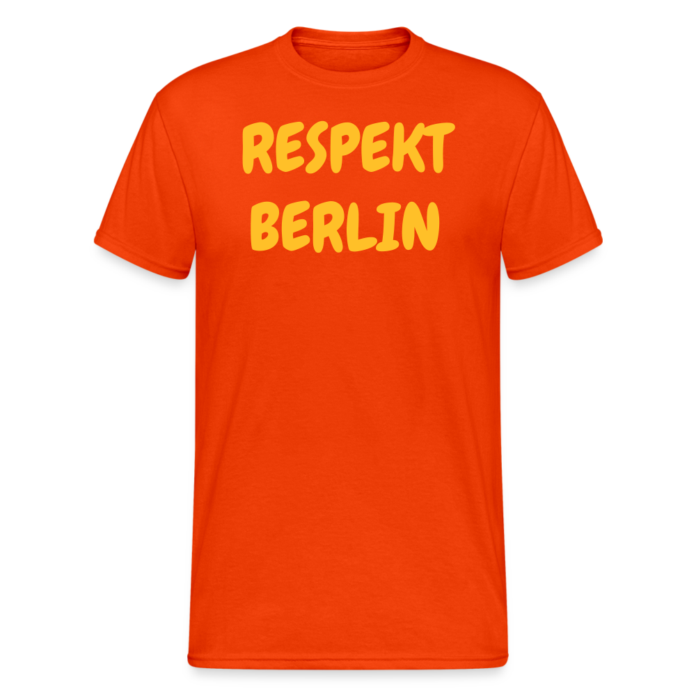 SSW2009 Tshirt RESPEKT BERLIN - kräftig Orange