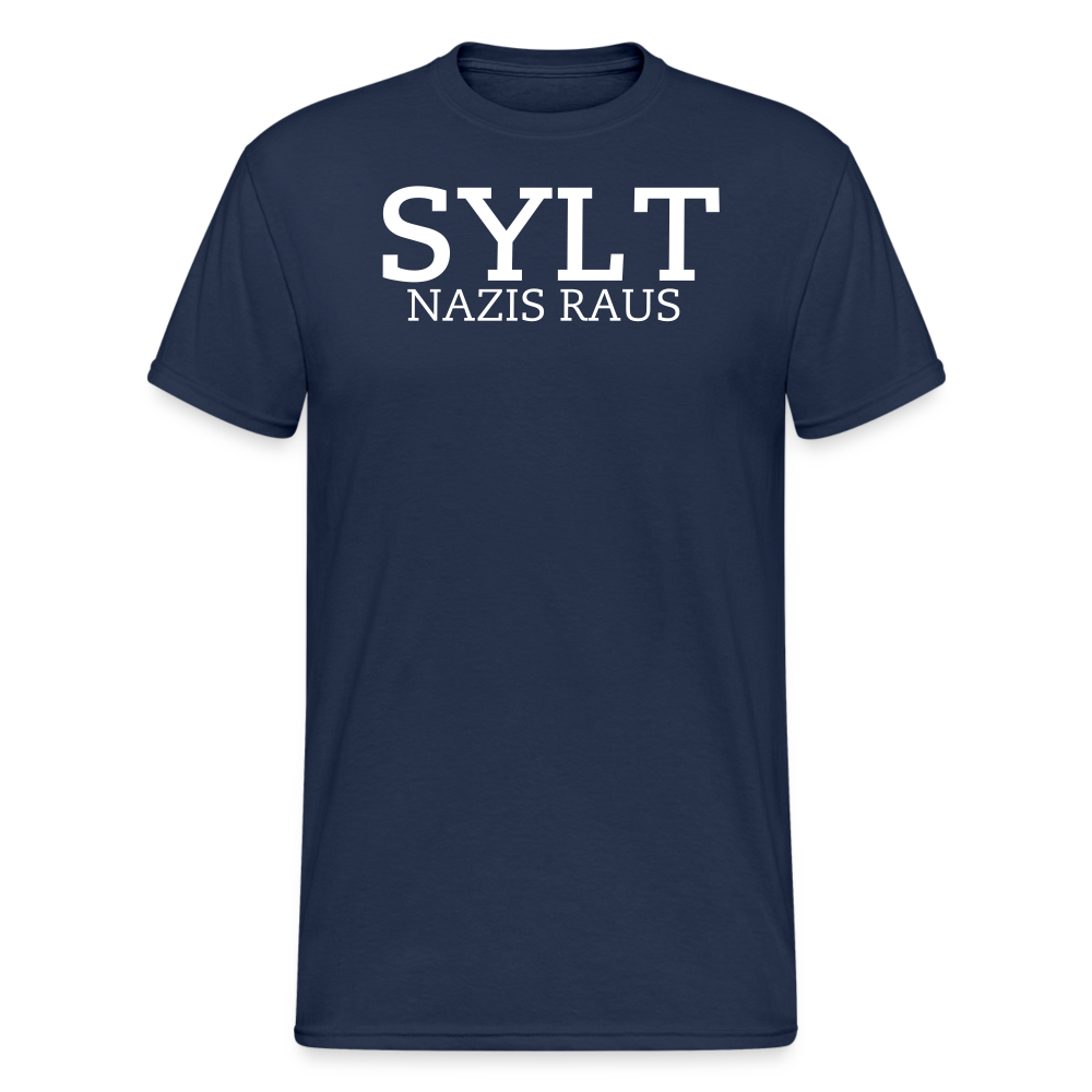 SSW2013 Tshirt SYLT NAZIS RAUS - Navy