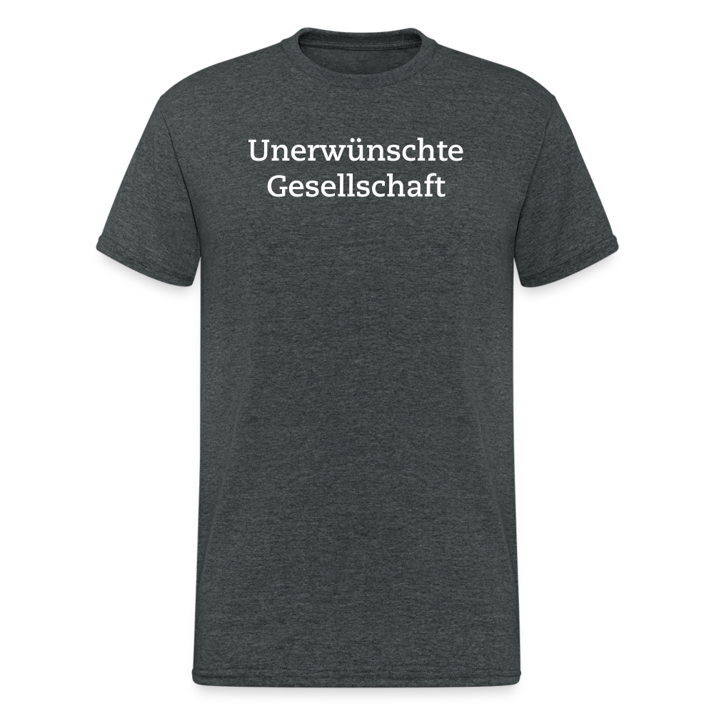 SSW2014 Tshirt Unerwünschte Gesellschaft - Dunkelgrau meliert