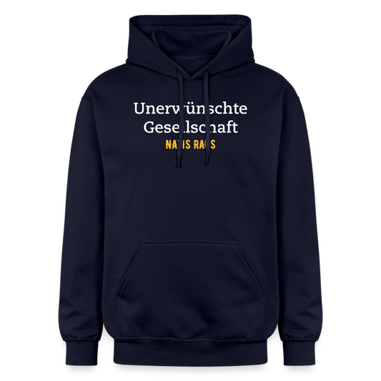 SSW2015 Tshirt Unerwünschte Gesellschaft NAZIS RAUS - Navy