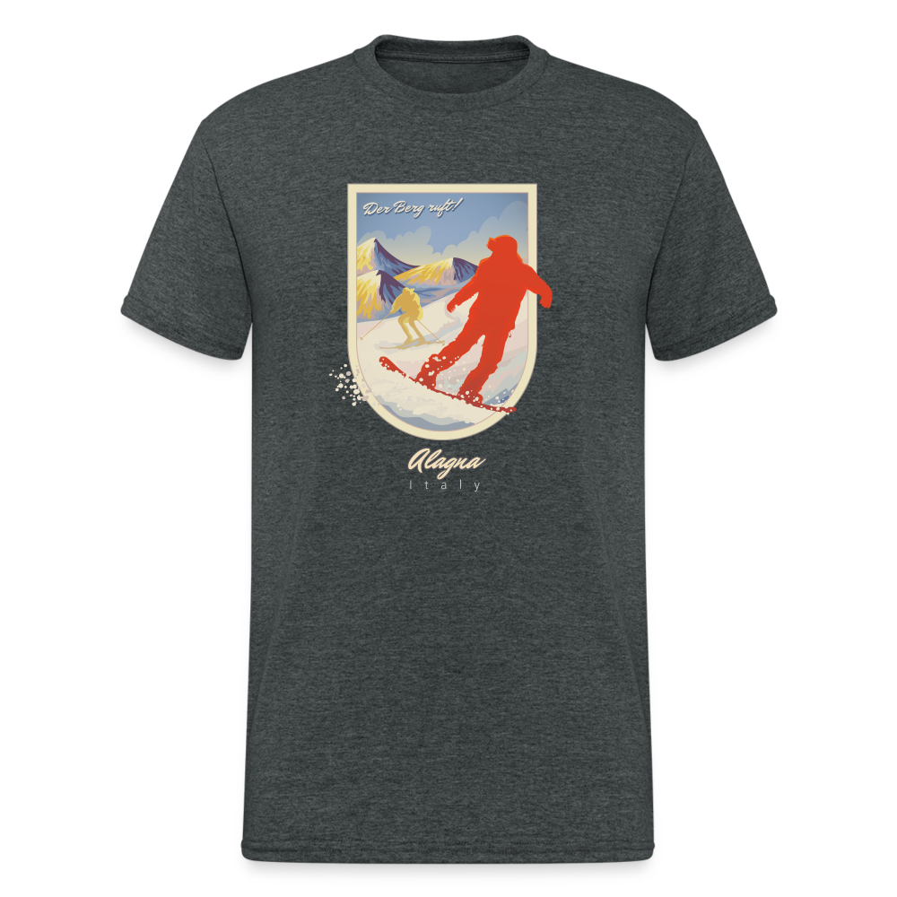 SSW2018 Tshirt Alagna, Italien - Dunkelgrau meliert