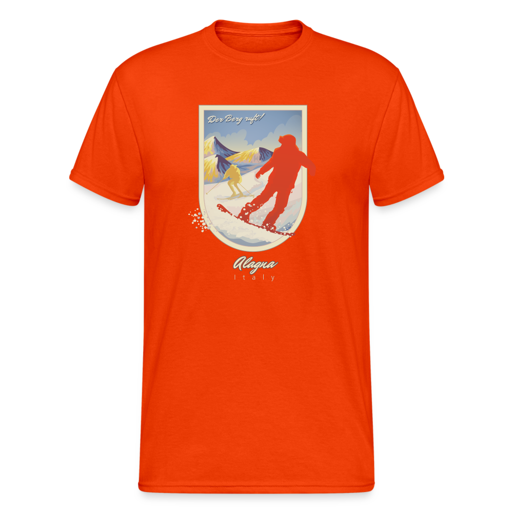 SSW2018 Tshirt Alagna, Italien - kräftig Orange