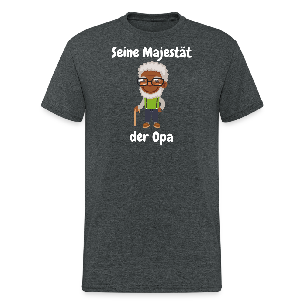 SSW2025 Tshirt Seine Majestät der Opa - Dunkelgrau meliert