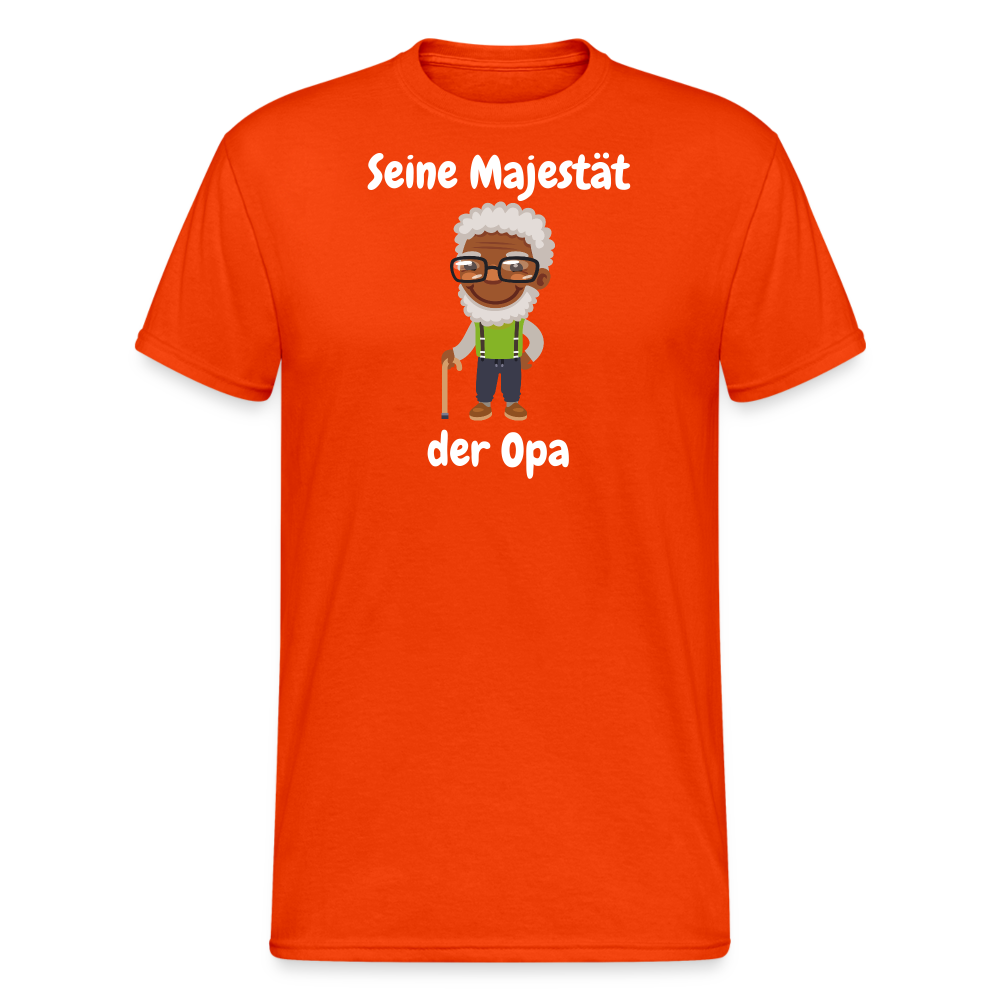 SSW2025 Tshirt Seine Majestät der Opa - kräftig Orange