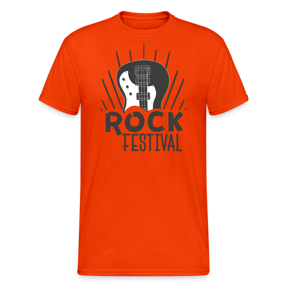 SSW2045 Tshirt Hard Rock Festival - kräftig Orange
