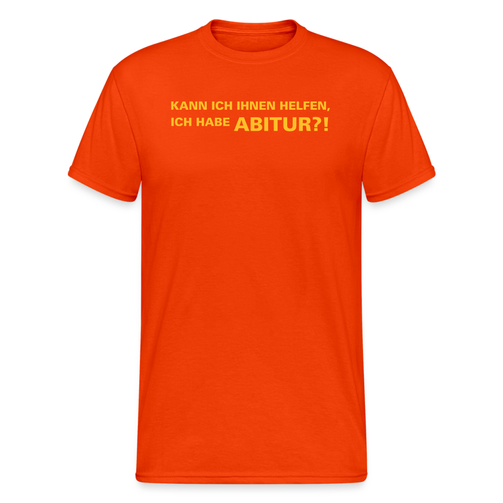 SSW2042 Tshirt Kann ich Ihnen helfen - kräftig Orange