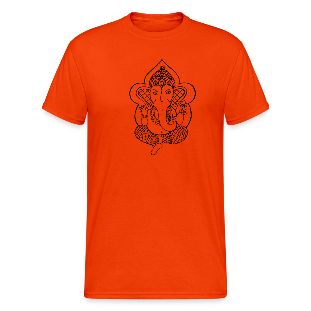 SSW2063 Tshirt Ganesha - kräftig Orange