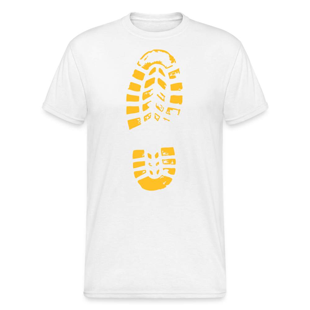 SSW2067 Tshirt Fußabdruck - Weiß