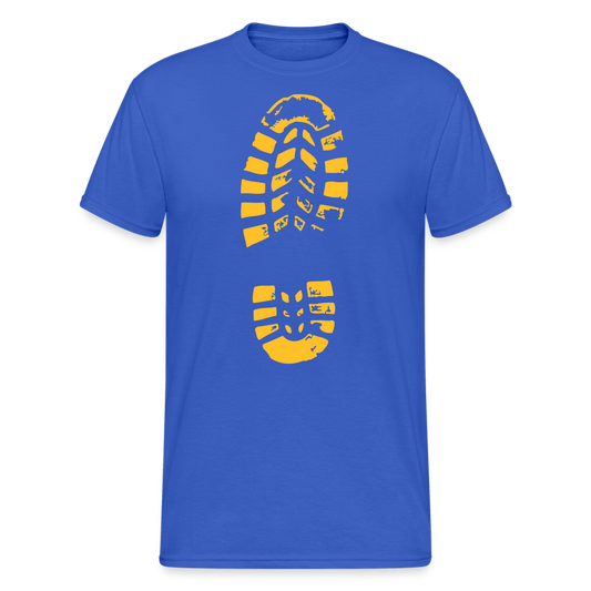 SSW2067 Tshirt Fußabdruck - Königsblau
