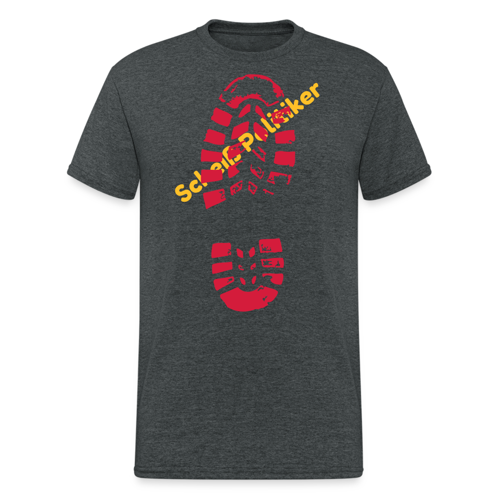 SSW2069 Tshirt Scheiß Politiker - Dunkelgrau meliert