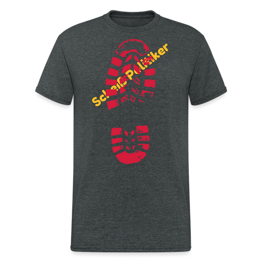 SSW2069 Tshirt Scheiß Politiker - Dunkelgrau meliert