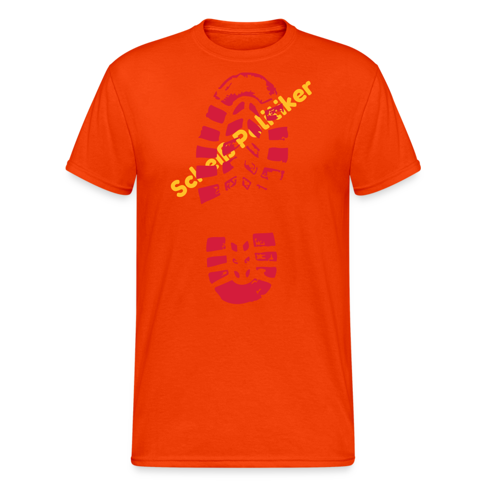 SSW2069 Tshirt Scheiß Politiker - kräftig Orange
