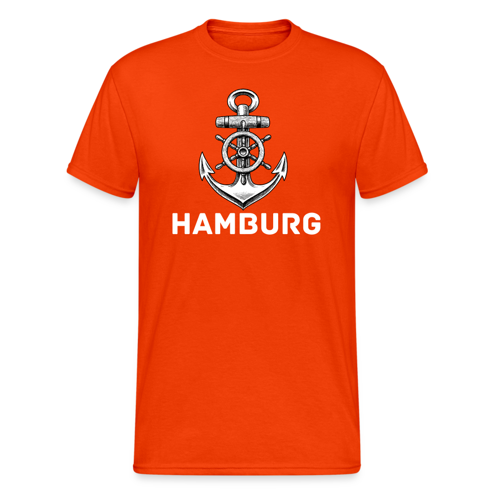 SSW2078 Tshirt Anker Hamburg - kräftig Orange