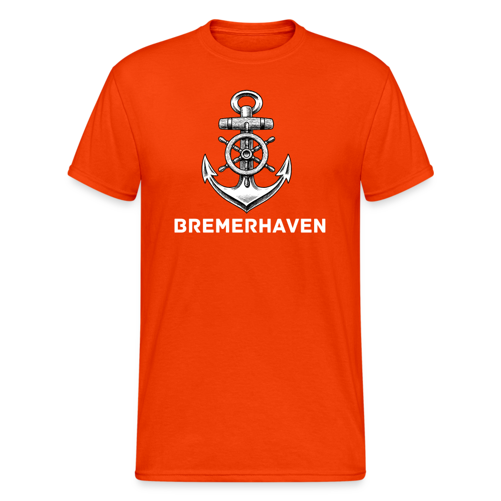 SSW2082 Tshirt Anker Bremerhaven - kräftig Orange