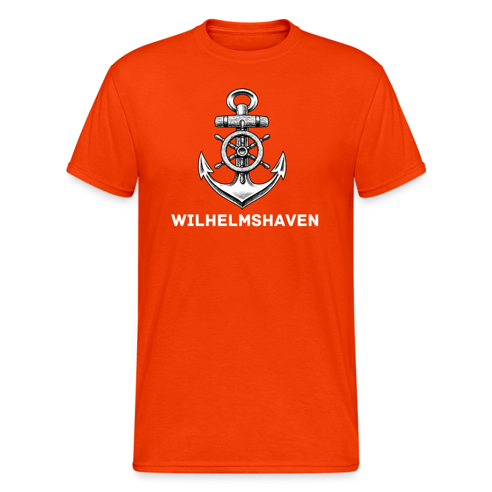 SSW2083 Tshirt Anker Wilhelmshaven - kräftig Orange