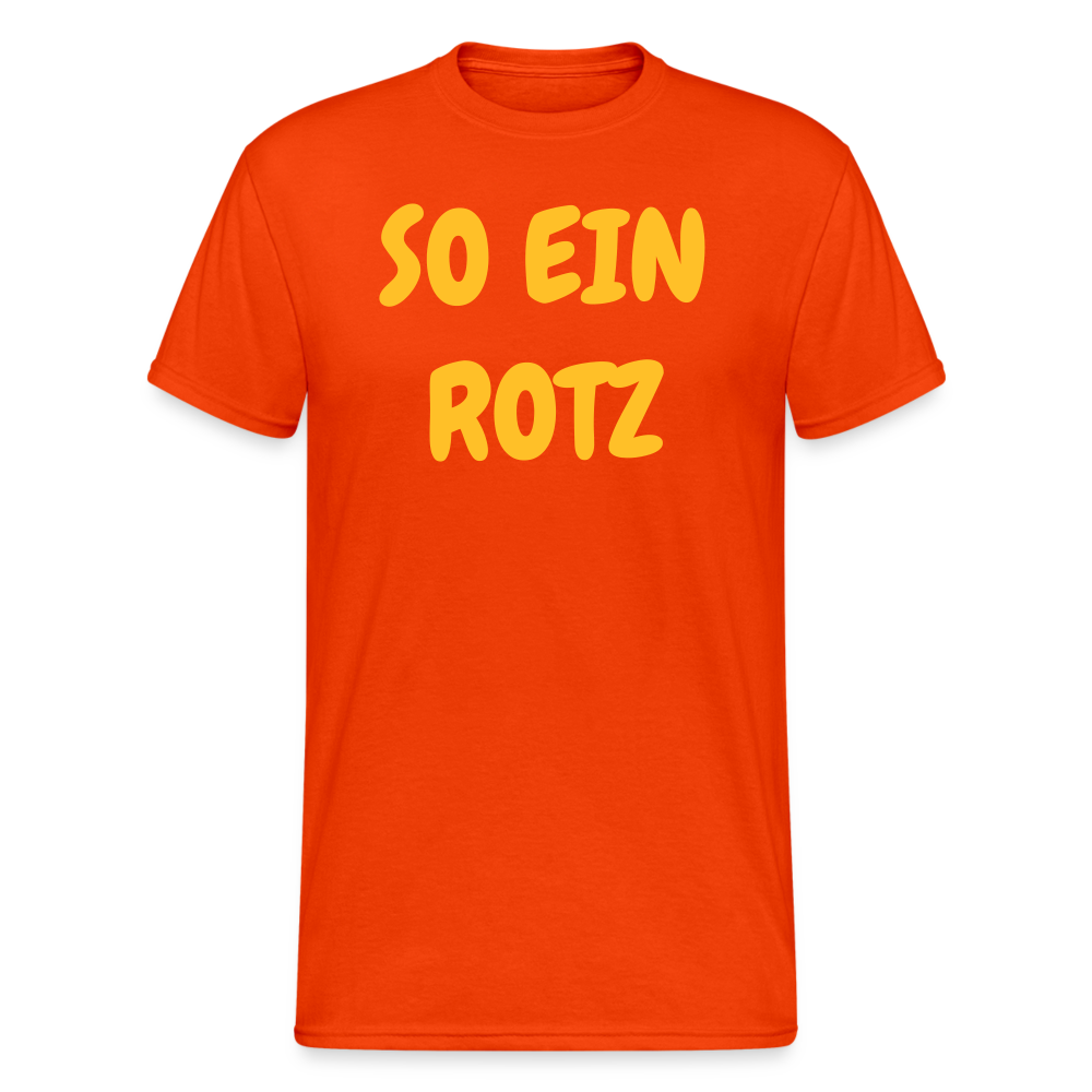 SSW2085 Tshirt SO EIN ROTZ - kräftig Orange