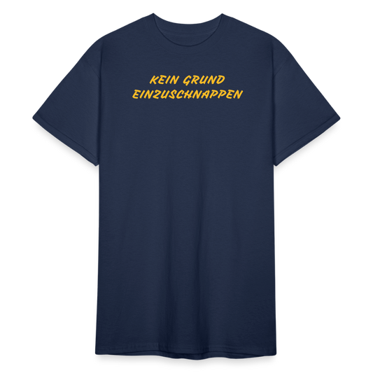 SSW2088 Tshirt KEIN GRUND EINZUSCHNAPPEN - Navy