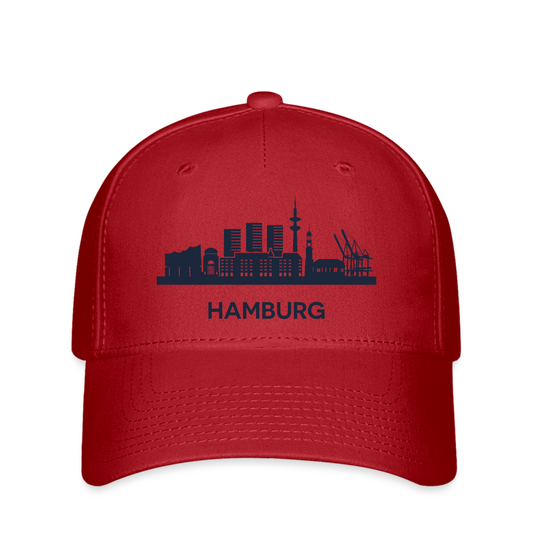 SSW2093 Cap Hamburg, Deutschland - Rot