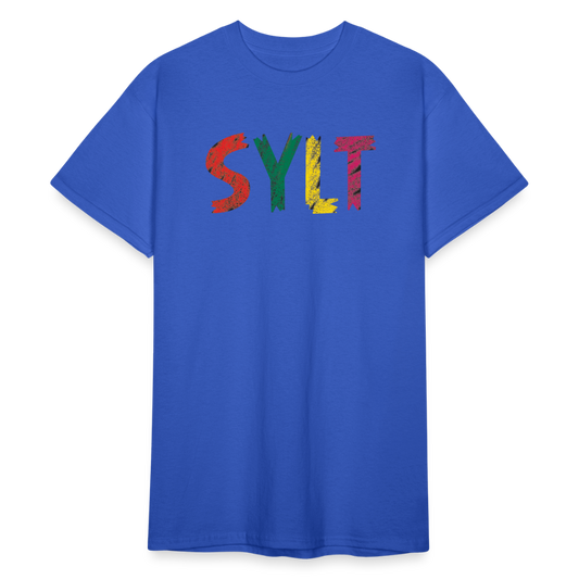 SSW2105 Tshirt SYLT BUNT - Königsblau