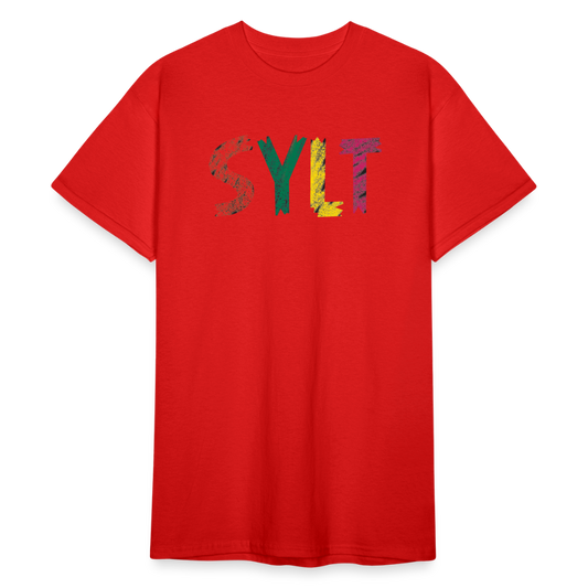 SSW2105 Tshirt SYLT BUNT - Rot