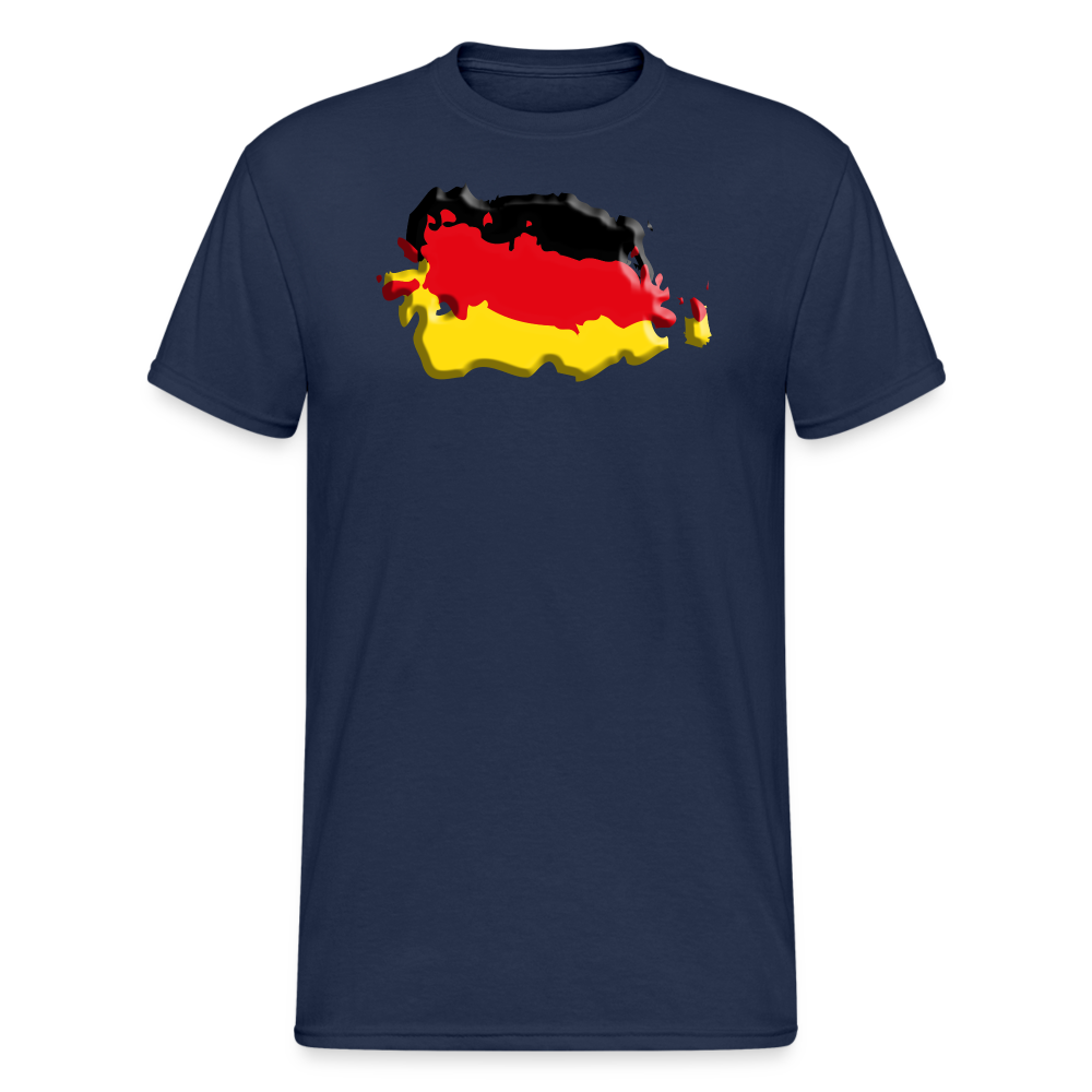 SSW2121 Deutsche Vintage Flagge 3D - Navy