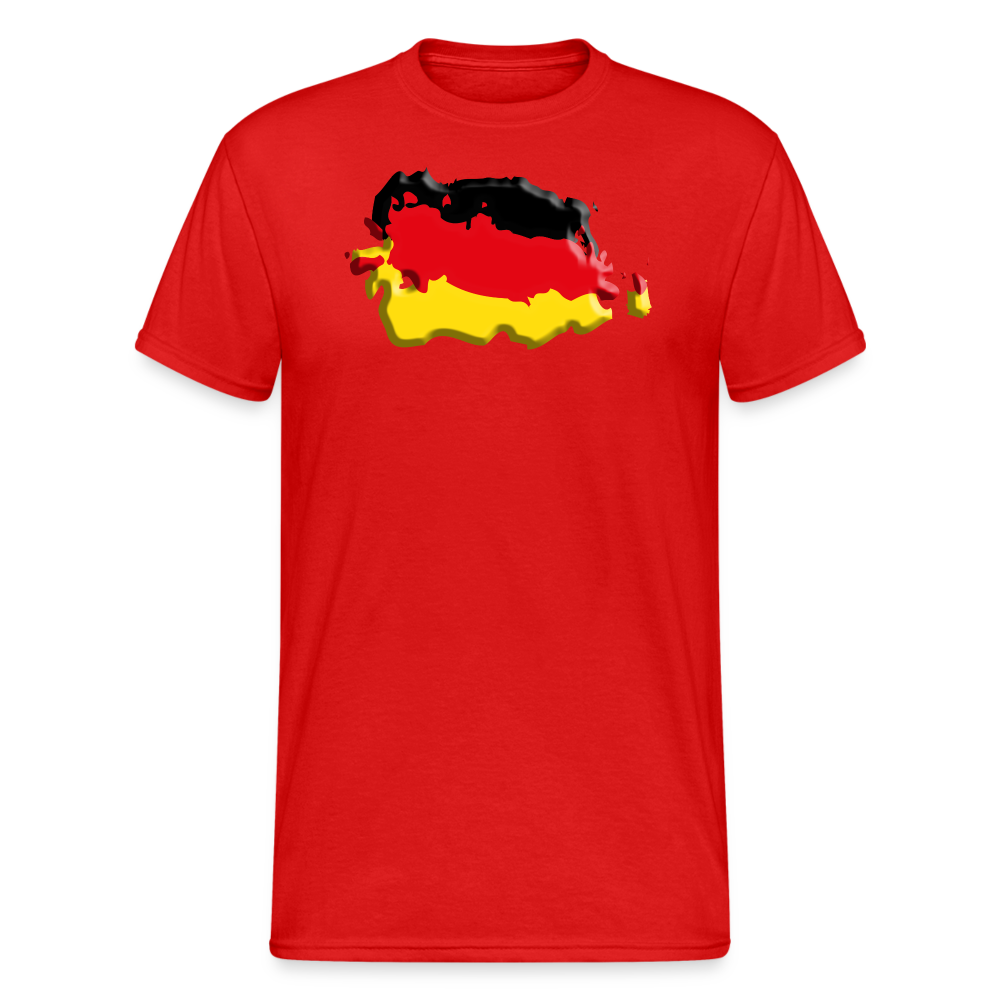 SSW2121 Deutsche Vintage Flagge 3D - Rot