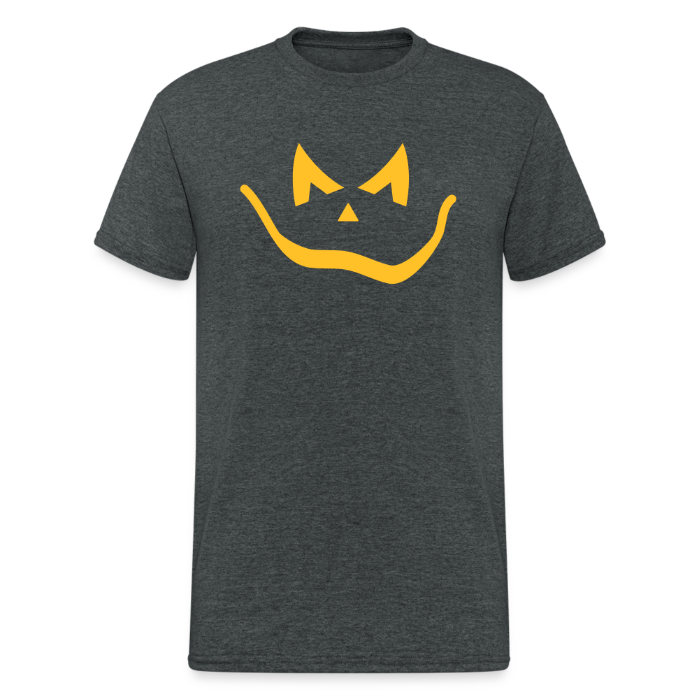 SSW2127 Halloween Kürbis Gesicht - Dunkelgrau meliert