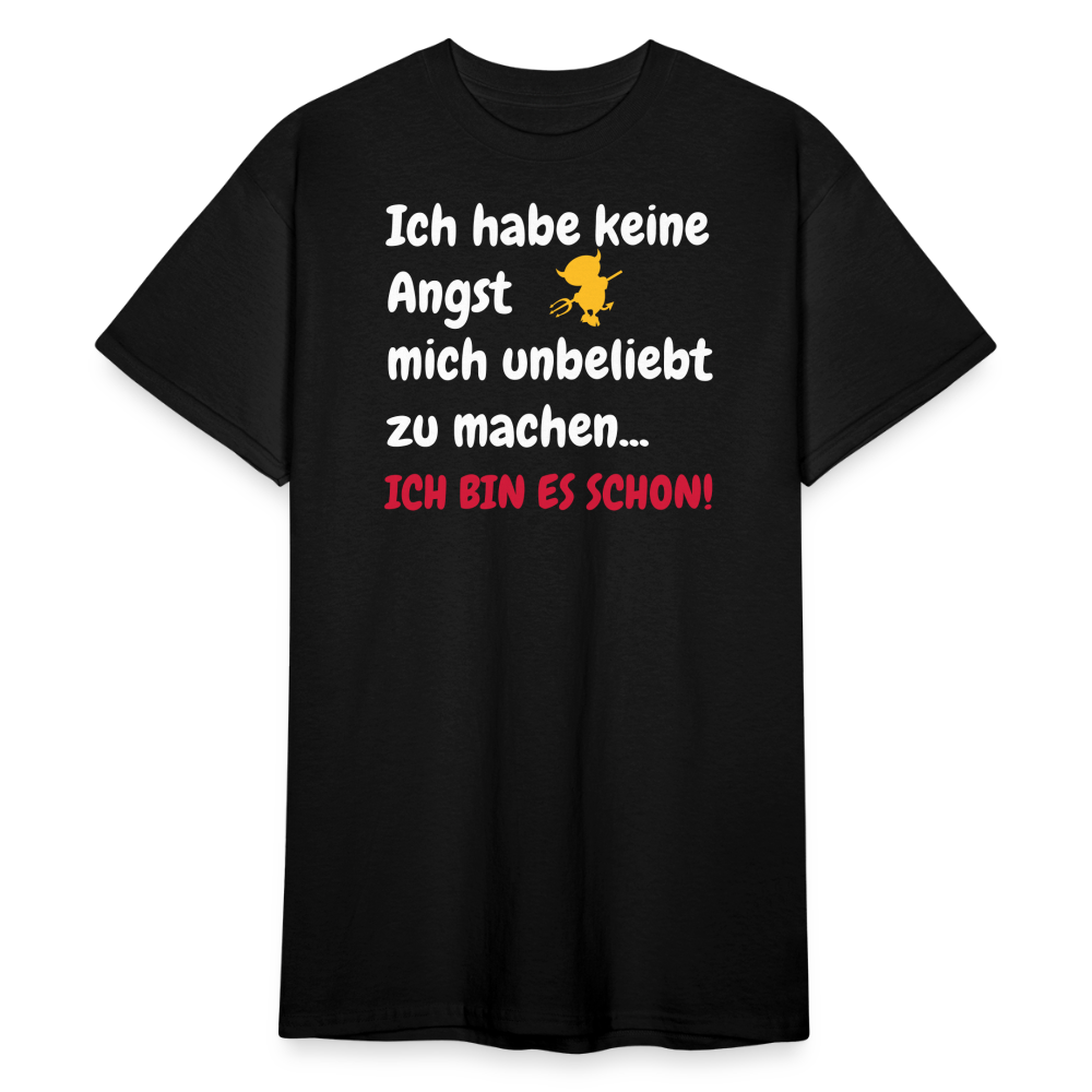 SSW2142 Ich habe keine Angst mich unbeliebt zu machen ICH BIN ES SCHON! - Schwarz