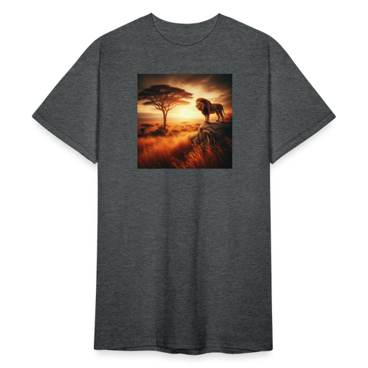 SSW2162 Löwe Wüste - Dunkelgrau meliert