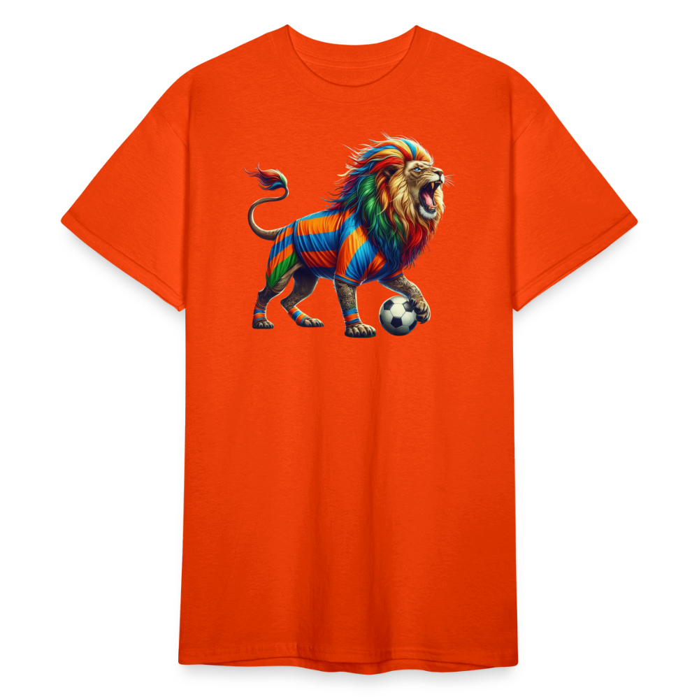 SSW2173 Löwe mit Ball - kräftig Orange