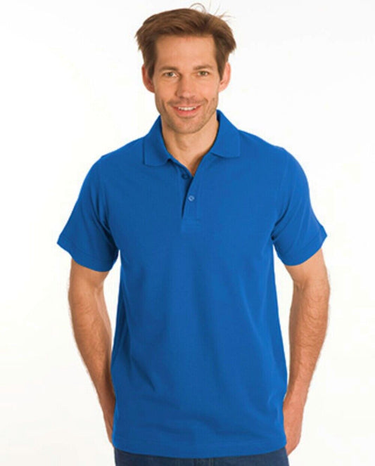 1x SNAP Polo Shirt Star Royal Blau Gr.M