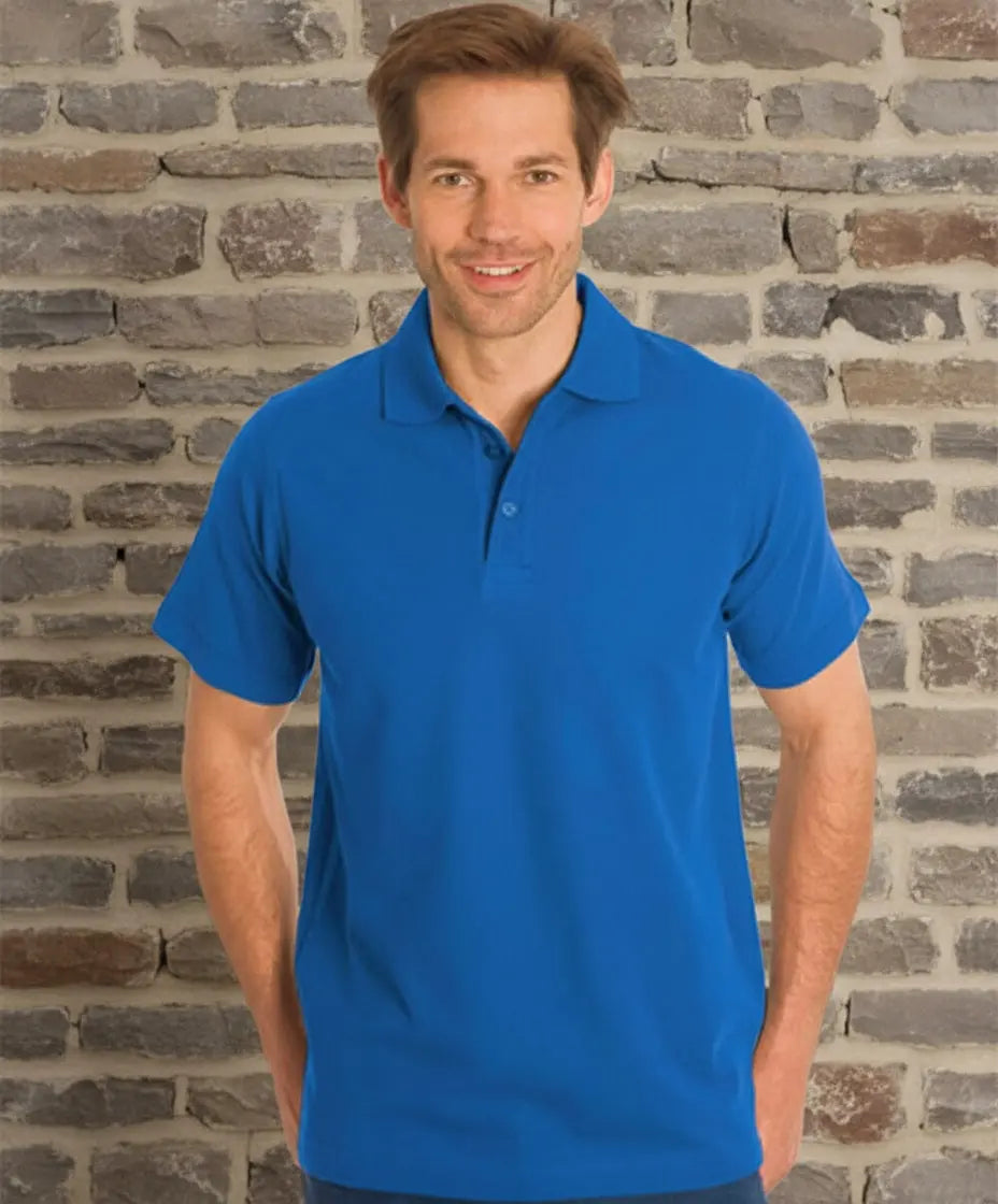 1x SNAP Polo Shirt Star Royal Blau Gr.M Kuhlesprüche