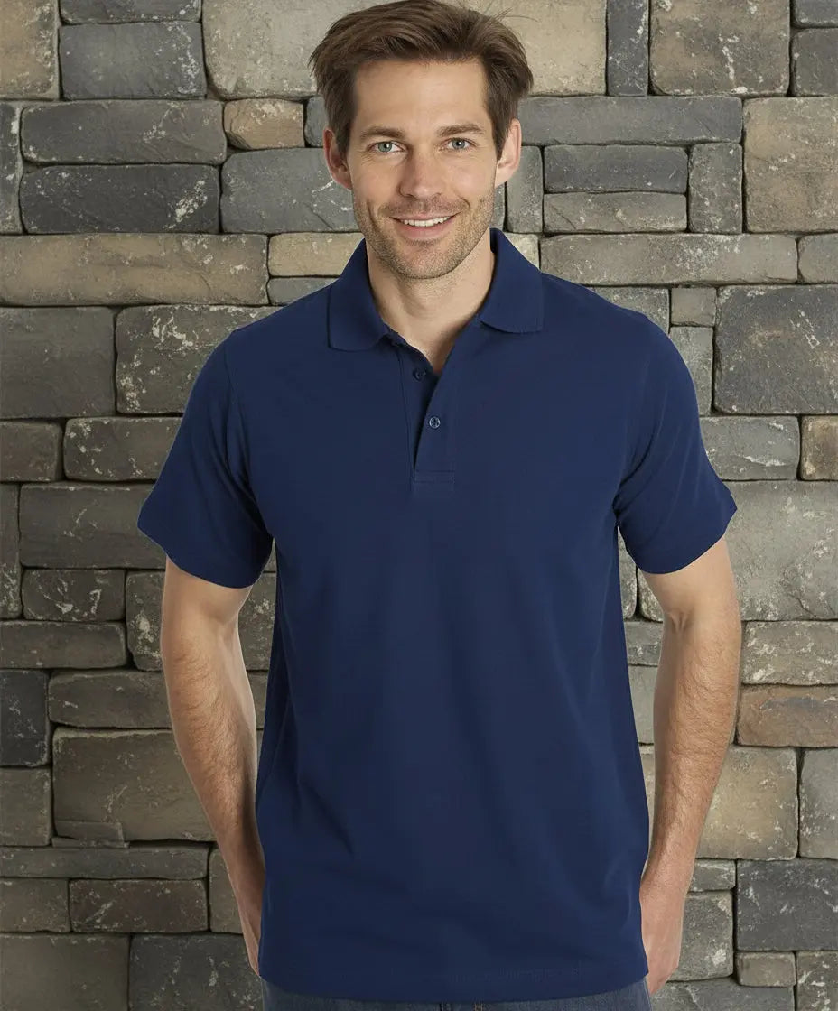 1x SNAP Poloshirt Star Marineblau Gr. XXXL Kuhlesprüche