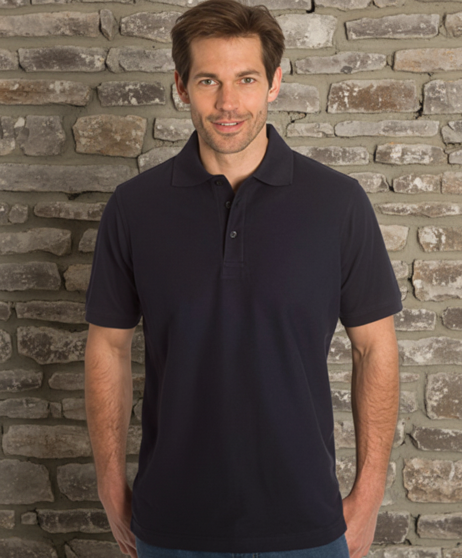 SNAP Polo Shirt Star Schwarz Gr. XXXL