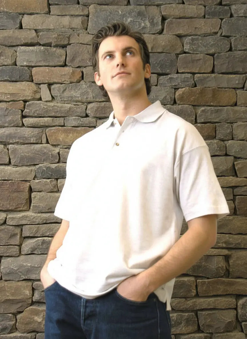 1x SNAP Polo Shirt Star weiß Gr. XS Kuhlesprüche