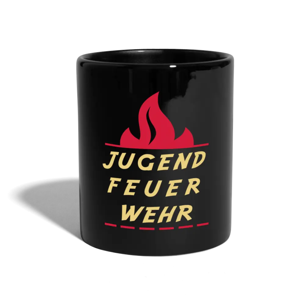 Tasse Jugendfeuerwehr - Schwarz