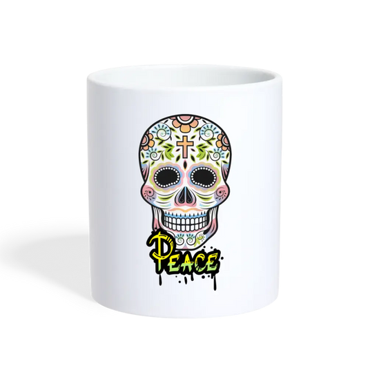 Peace Totenkopf - weiß