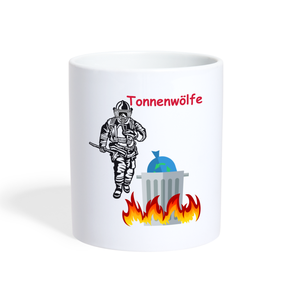 Tasse Tonnenwölfe - weiß