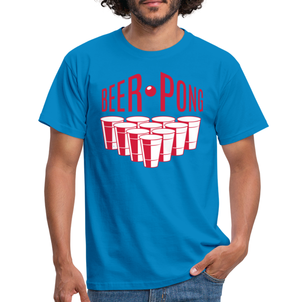 Beer pong logo - Royalblau