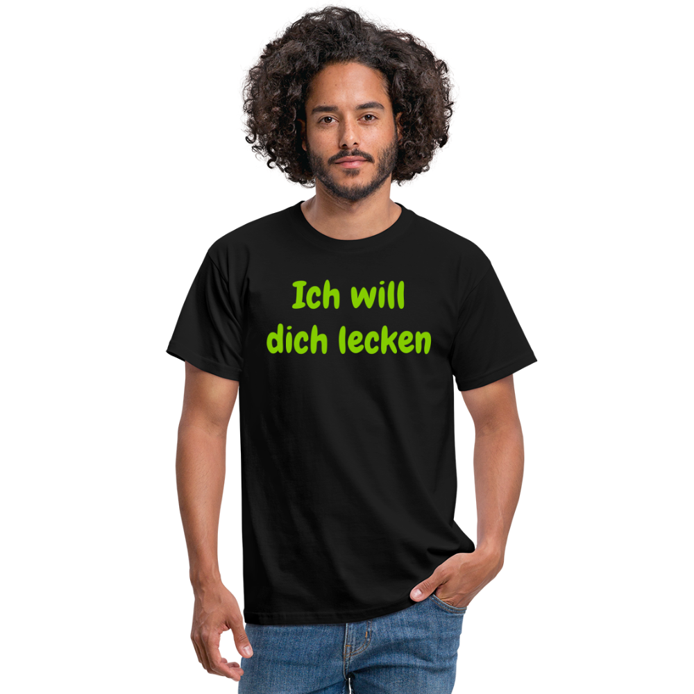 Ich will dich lecken - Schwarz