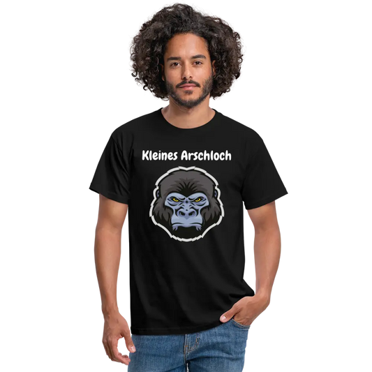 Tshirt Kleines Arschloch - Schwarz