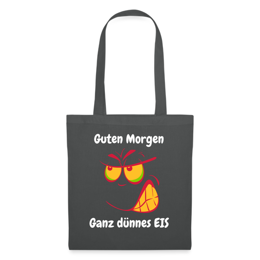 Stoffbeutel Guten Morgen Ganz dünnes EIS - Graphite