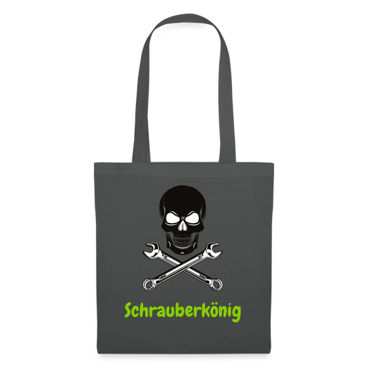 Stoffbeutel Schrauberkönig - Graphite